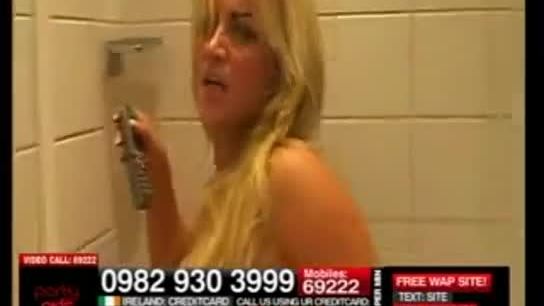 Louise porter in the shower